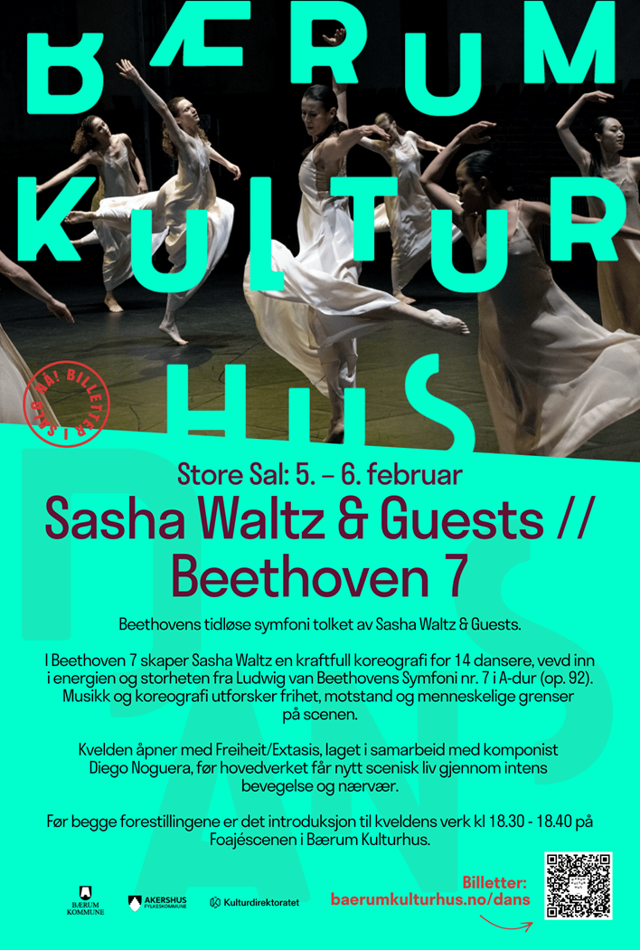 Annonse for Sasha Walts &amp; Guests 5. og 6. februar 2026